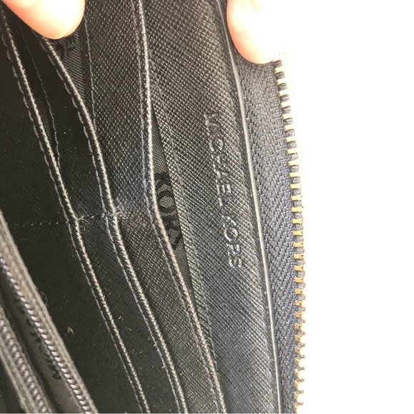 Micheal Kors Jet Set Continental Wallet leather black - Picture 6 of 12